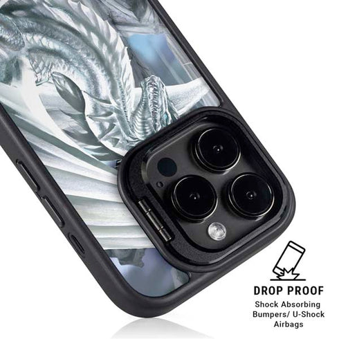 Ruth Thompson Checkmate Dragons by Ruth Thompson iPhone 14 Pro Kickstand Case